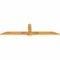 Ekena Millwork Eugene Rough Sawn Timber Gable Bracket, Western Red Cedar, 72"W x 18"H x 2"D x 4"F, 6/12 Pitch GBW072X18X0204EUG00RWR - alternate 4